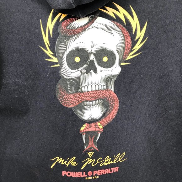 Mike McGill Powell Peralta Skull Logo Hoodie - Picture 5 of 6